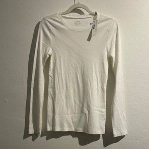 J. Crew Perfect Fit Long Sleeve Crew-Neck T-Shirt